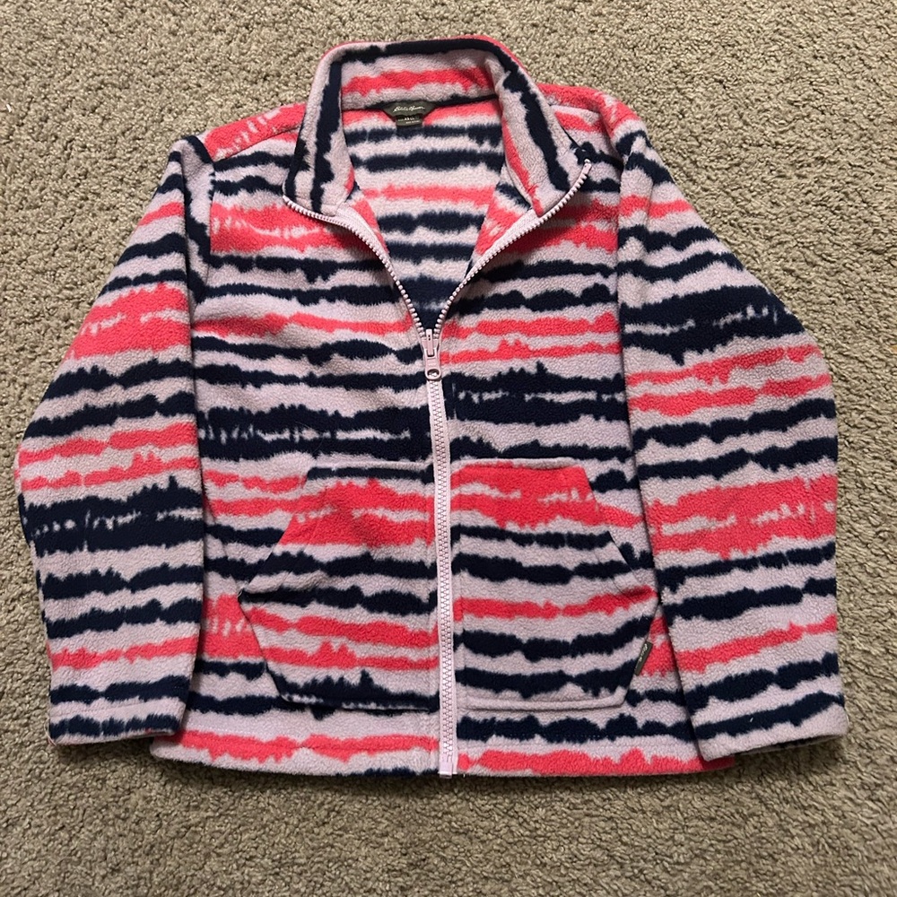 Eddie Bauer Kids' Fleece Full Zip Up Jacket Size XS (5/6)